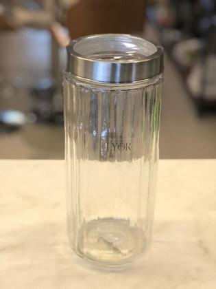 Imagem de Pote de vidro borossilicato c/tampa de aco inox c/visor de acrilico sydney 2,1l