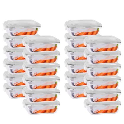 Imagem de Pote Vidro 370ML Vai ao Forno e Microondas C/Tampa 24 Unidade