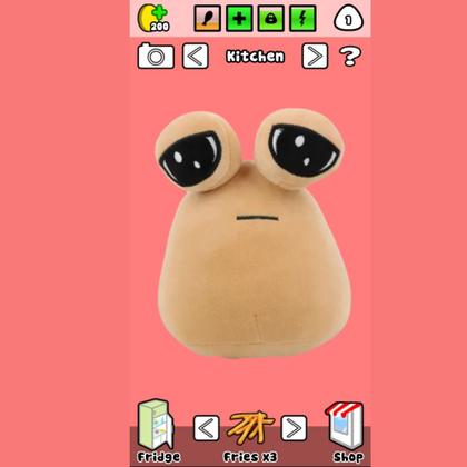 Imagem de Pou Pelúcia Alien Brinquedo Furdiburb Alienígena Pet Bege