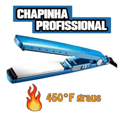 Imagem de Prancha Progressiva Liso Absoluto Cabelo Profissional Titânio 450 Graus