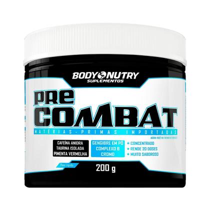 Imagem de Pre Treino 200g Pre Combat Pote Enriquecido Com Complexo B Picolinato de Cromo Gengibre em Pó e Pimenta Doce Vitaminas e Minerais Cafeina e Taurina