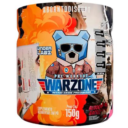 Imagem de Pré-Treino Warzone Under Labz 150g Pump Matrix Suplemento
