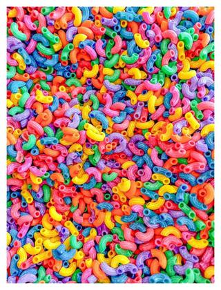 Imagem de Preenchedor sensorial Rainbow Pasta 500 ml para mesa sensorial