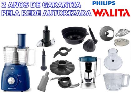 Imagem de Processador 220v 650W Philips Walita com 2 Anos De Garantia AZUL Malibú com espremedor