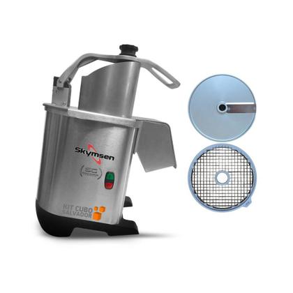 Imagem de Processador de Alimentos Corte Fatias 10mm e Cubos 10mm PA7 PRO 10x10x10mm (Sopas) Bivolt - Skymsen