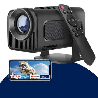 Imagem de Projetor Hy320 Pro 4K Ultra Hd Android 13 Wifi6 Smart Tv Bluetooth 390 ANSI Hdmi