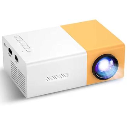 Imagem de Projetor Led 60 Polegadas Hdmi Full Hd 600 Lumens Multimidia Av Usb Mini Portatil 1080P Controle