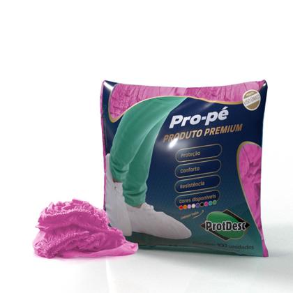 Imagem de Prope sapatilha TNT rosa pink 20G Protdesc c/100 unidades