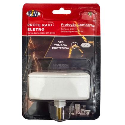 Imagem de Protetor Contra Raios 2 Tomadas para Eletrodomésticos 20a Bivolt