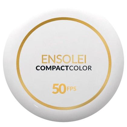 Imagem de Protetor Solar Ensolei Profuse Compact Color Bege Translúcido FPS 50 Base Compacta com 10g