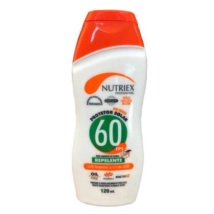 Imagem de Protetor Solar FPS 60 com Repelente 120 ML Bisnaga NUTRIEX