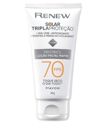 Imagem de Protetor solar Renew Avon FPS 70, com protinol