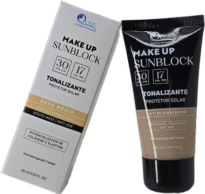 Imagem de Protetor Solar Tonalizante Facial Fps30 Bege Medio 30Ml