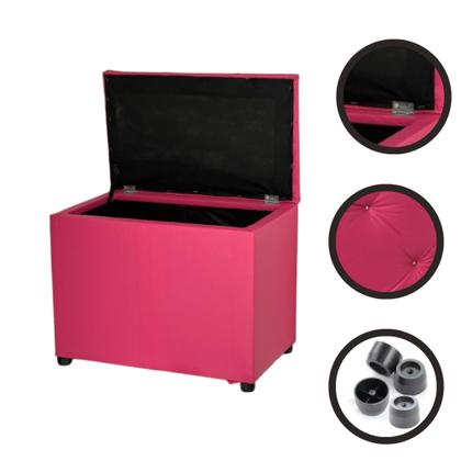 Imagem de Puff Baú Retangular Decore Seu Escritório Quarto Sala Cozinha