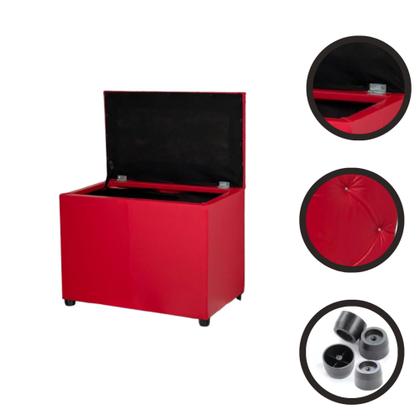 Imagem de Puff Baú Retangular Decore Seu Escritório Quarto Sala Cozinha