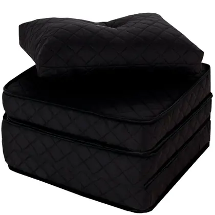 Imagem de Puff Colchonete Dobrável / Sofá 3 em 1 Espuma D33 + Travesseiro Solteiro BF Colchões