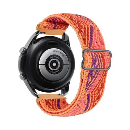 Imagem de Pulseira De Relógio Ajustável De Nylon Elástico 20mm 22mm Para Samsung Galaxy Watch