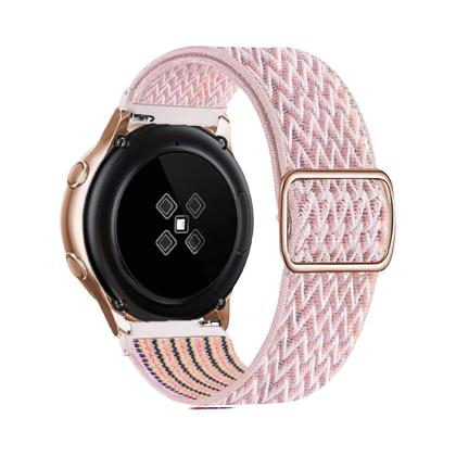 Imagem de Pulseira De Relógio Ajustável De Nylon Elástico 20mm 22mm Para Samsung Galaxy Watch