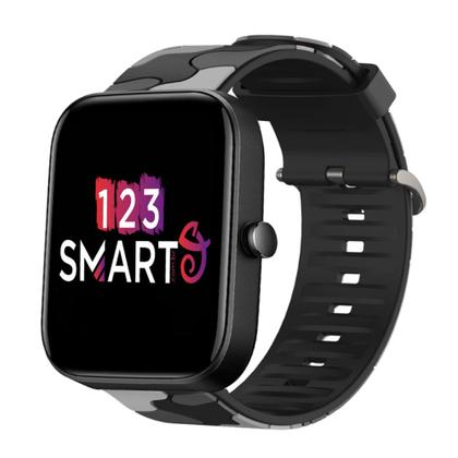 Imagem de Pulseira de Silicone Camuflada compatível com Bip 3 A2172 / Bip A1608 / Bip U / Bip Lite - Cinza