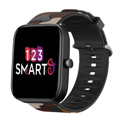 Imagem de Pulseira de Silicone Camuflada compatível com Bip 3 A2172 / Bip A1608 / Bip U / Bip Lite - Marrom