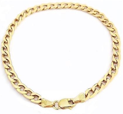 Imagem de Pulseira Groumet Masculina 21cm 3.2 grama em Ouro 18k