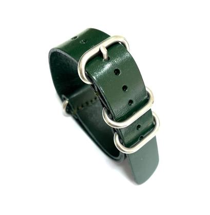 Imagem de Pulseira Nato Em Couro Rústico Para Relógios 18 Ate 24mm.LC208