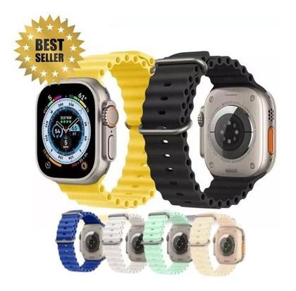 Imagem de Pulseira Oceano Compativel Smartwatch  Ultra 8 - 9  49mm 45mm 44mm 42mm