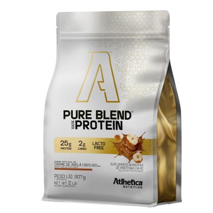 Imagem de Pure Blend Whey Isolado Zero Lactose 907g Creme Avela - Atlhetica