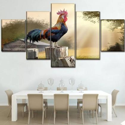 Imagem de Quadro Decorativo Painel Fazenda Galo"