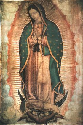 Imagem de Quadro Decorativo Religioso Nossa Senhora de Guadalupe 40x60cm