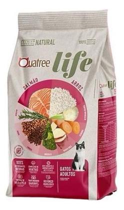 Imagem de Quatree Life ração gato adultos sabor salmão e arroz 3kg