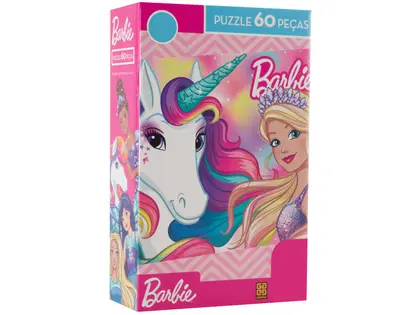 Imagem de Quebra-cabeça 60 Peças Puzzle Infantil Barbie