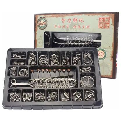 Imagem de Quebra Cabeça De Metal Enigma 20 Modelos Puzzle and Perplex