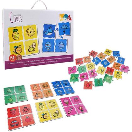 Imagem de Quebra Cabeca Para Educacao Infantil Conhecendo As Cores