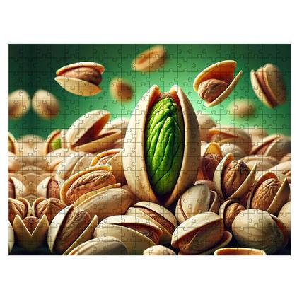 Imagem de Quebra-Cabeça Pistache Abstract De 300 Peças Em Mdf