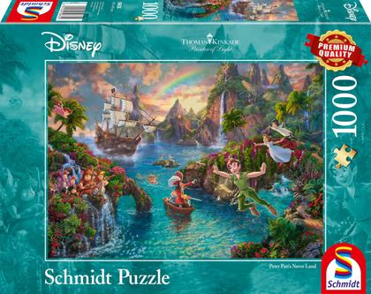 Imagem de Quebra-cabeça Schmidt Thomas Kinkade Disney Peter Pan 1000 unidades