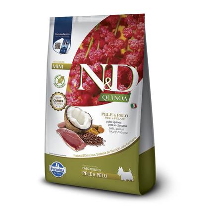 Imagem de Ração N&D Quinoa Cães Adultos Mini Pele & Pelo Sabor Pato 2,5kg