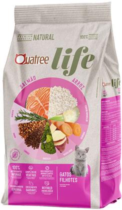 Imagem de Ração Quatree Life Gatos Filhotes Salmão e Arroz 1kg