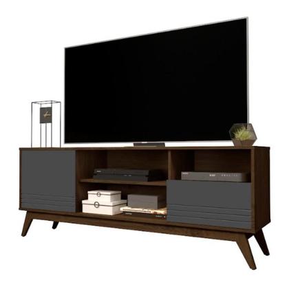 Imagem de Rack kairo wood cedro/cinza