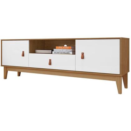 Imagem de Rack Para Sala 160 CM 011096 Cedro Branco DCASA