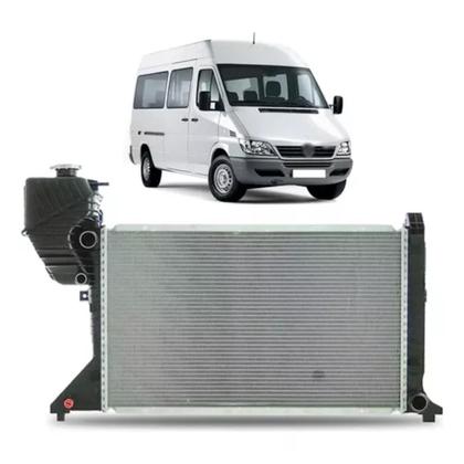 Imagem de Radiador com Reservatório Manual Sprinter 311 313 1995 1996 1997 1998 1999 2000 2001 2002 2003 2004 2005 2006 2007 2008 2009 2010 2011