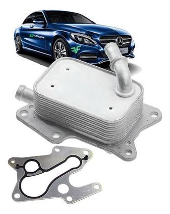 Imagem de Radiador de oleo motor mercedes benz c180 c200 c250 c300 e200 e250 e300 e350 1.6 2.0 2014 a 2020