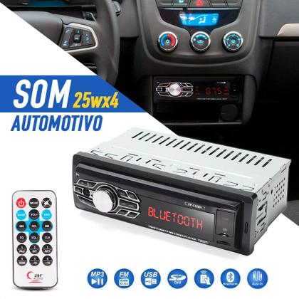 Imagem de Rádio Automotivo Jac J3 2010 2011 2012 2013 2014 2015 Bluetooth USB Atende Sincroniza Ligação Celular