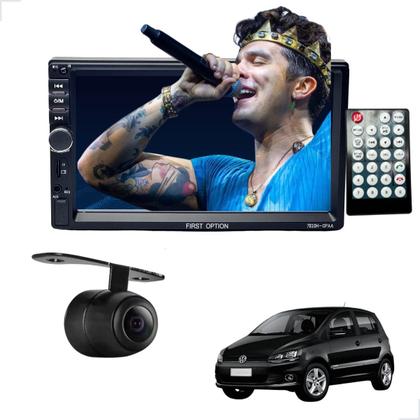 Imagem de Rádio MP5 CarPlay Android Auto 2Din + Câmera Ré Fox 2003 2004 2005 2006 2007 2008 2009 2010 até 2021