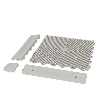 Imagem de Rampa femea fixação/acabamento deck/piso modular branco