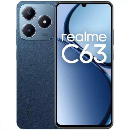 Imagem de Realme C63 256GB/128GB + 16GB RAM, Tela 6.74" 50MP, IPX54, NFC - Smartphone 2024 com Design Premium