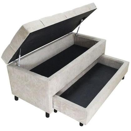 Imagem de Recamier Com Auxiliar Solteirao Suede