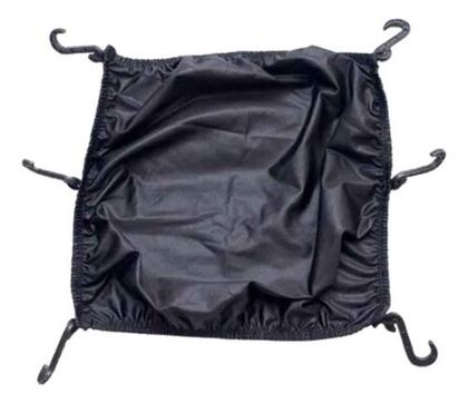 Imagem de Rede Elástica Aranha Fechada Para Capacete Moto 42x42 Preta