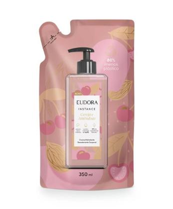 Imagem de Refil Creme Hidratante Desodorante Corporal Instance Cereja E Amêndoas 350ml - EUDORA