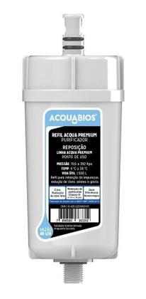 Imagem de Refil Filtro Acqua Premium Acquabios Cor Branco